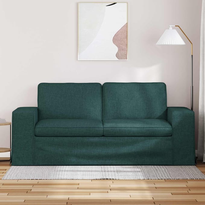 vidaXL - Bank - Donkergroen - 182 - x - 80 - x - 82 - cm - Stof