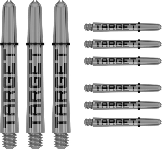 TARGET PRO GRIP TAG GREY & BLACK BAGGED SHAFT SET OF 3 SHORT