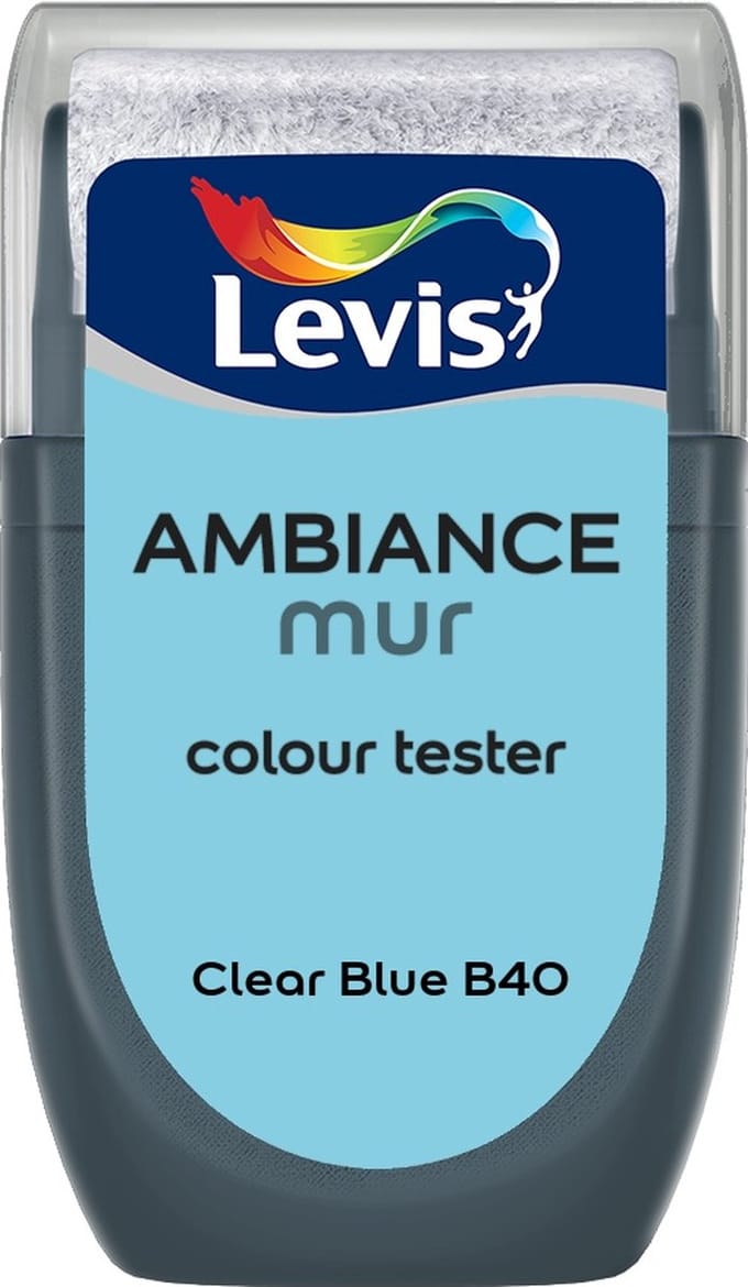 Levis - Muurverf Kleurtester Mat Mix - Clear Blue B40 - Mengverf - 30 Ml