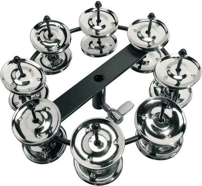 Tamboerijn hi-hat Hayman SNT-50 16 schellen metaal