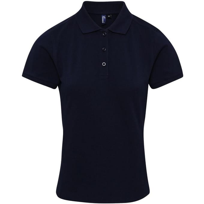 Premier Dames/Dames Coolchecker Plus Poloshirt (Marine)