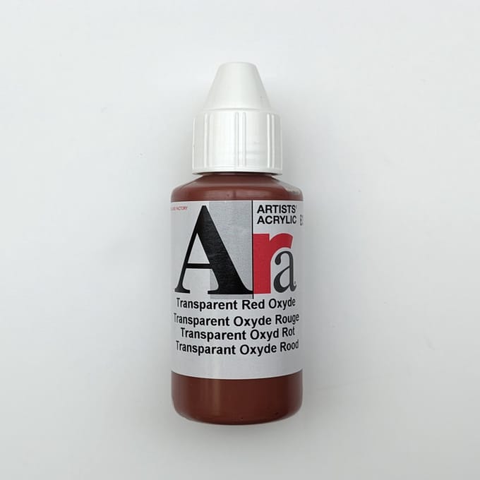 Acrylverf Ara 100ml - Transparant Oxyde Rood - B334