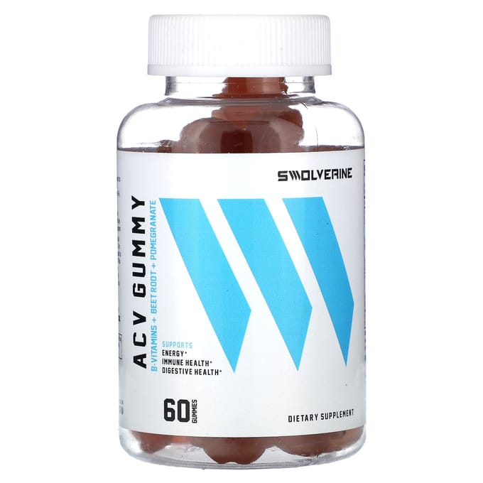 Swolverine, ACV gummies, 60 gummies