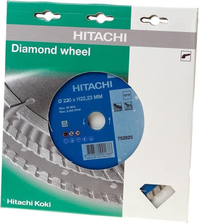 Hikoki Diamant zaagblad type turbo vlak 230x22.2x6mm