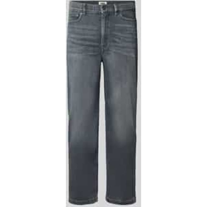straight fit jeans van katoenmix model 'Flown'