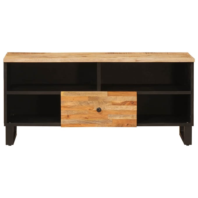 vidaXL - TV - Kast - Bruin - 100 - x - 33 - x - 46 - cm - Massief - Mango - Hout
