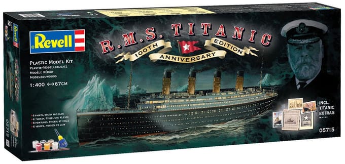 Revell Modelbouwpakket Schepen - 05715 Gift-Set 100 Years Titanic - 1:400