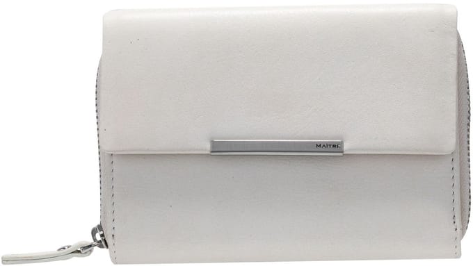 Maître Portemonnee Belg Dagrete Purse MH14FZ Cream White Crème