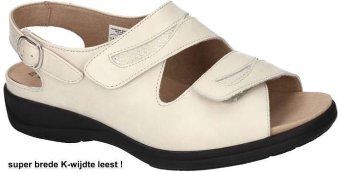 Solidus -Dames - crÈme - sandalen - maat 36