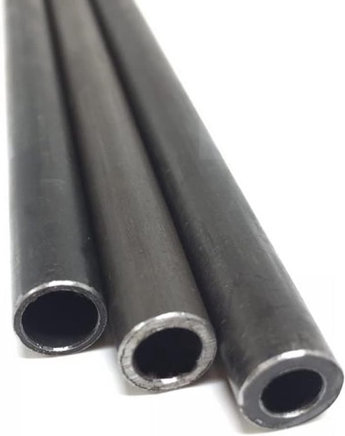 Stalen Buis - Ronde Pijp - Industrieel Gebruik - Naadloze Constructie - 500mm Lengte - Metaal