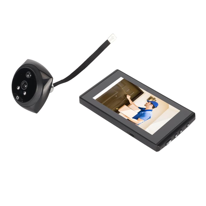 4,5 inch Spiongat Camera 1080P Nachtzicht Bewegingsdetectie 160 Graden Groothoek Video Deurbel