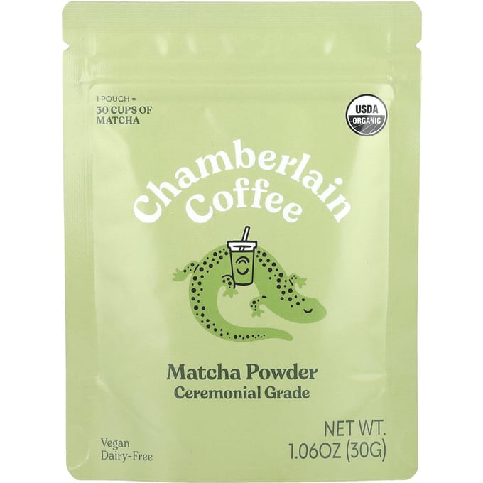 Chamberlain Coffee, Matcha Powder, Ceremonial Grade, 1.06 oz (30 g) beige