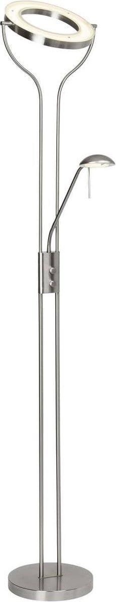 Brilliant DEMIAN - Staande leeslamp - Chroom