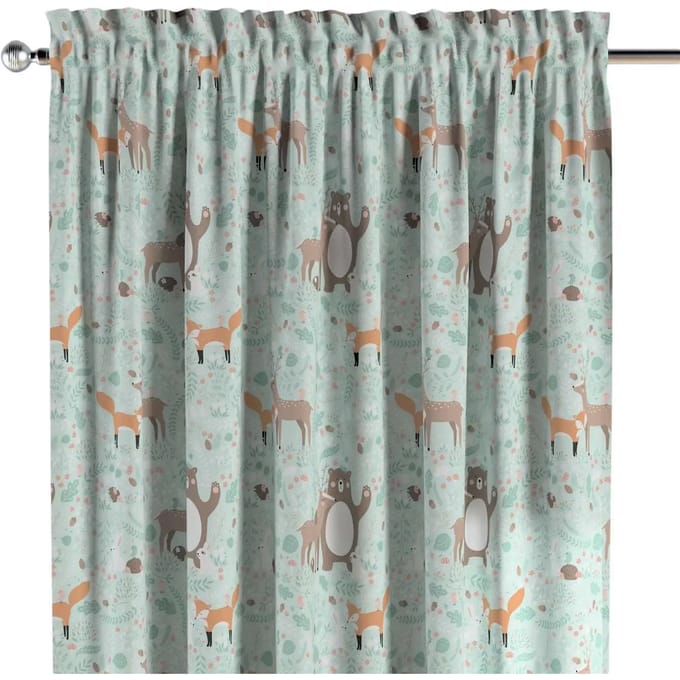 Gordijn met split en volants Yellow Tipi Magic Collection