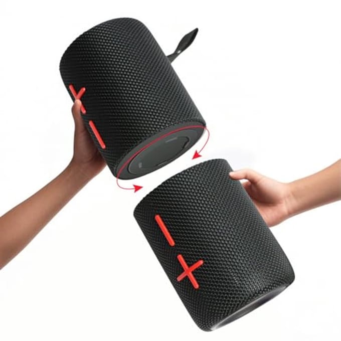 2-in-1 Draagbare Splitbare 40W Dubbele Bluetooth-Luidspreker met Waterdicht en Diepe Bas - 24 Uur Speeltijd en Echte Draadloze Koppeling