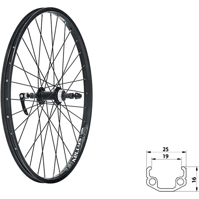 Achterwiel Kellys Wasper Freewheel V-Brake R