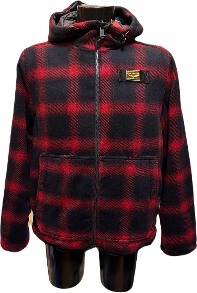 Pme - Legend - Winterjas - Rood/Blauw - Dubbelzijdig - Maat M