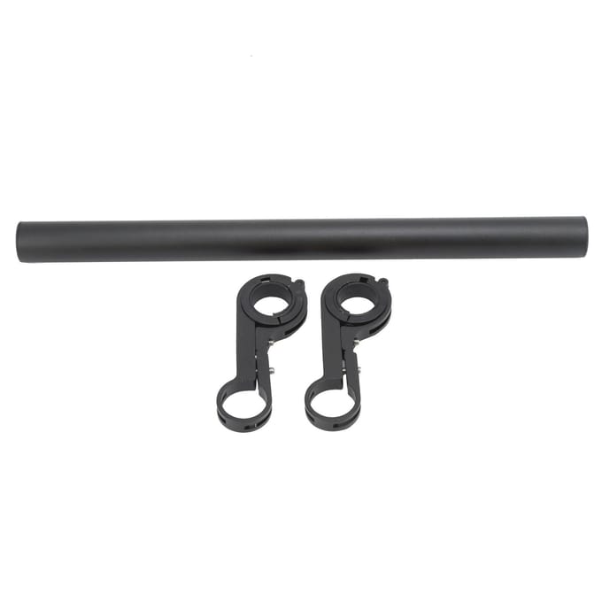 30CM Aluminiumlegering Fiets Stuurverlenger Beugel Mount Fiets Koplamp Mount Stang black