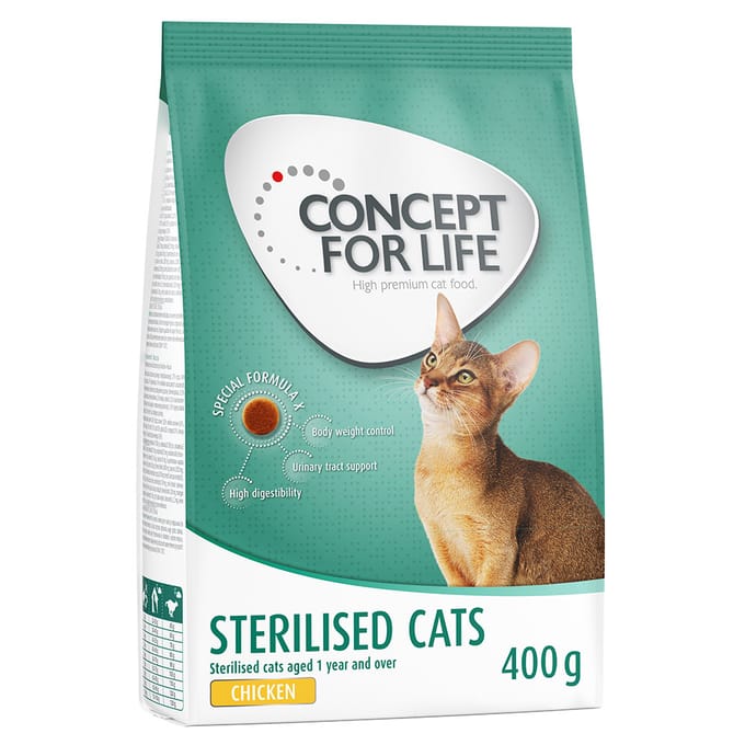 400g Sterilised Cats Kip Concept for Life Kattenvoer