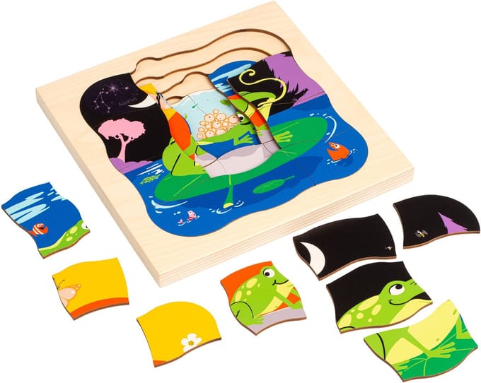 Groeipuzzel - kikker - Educo