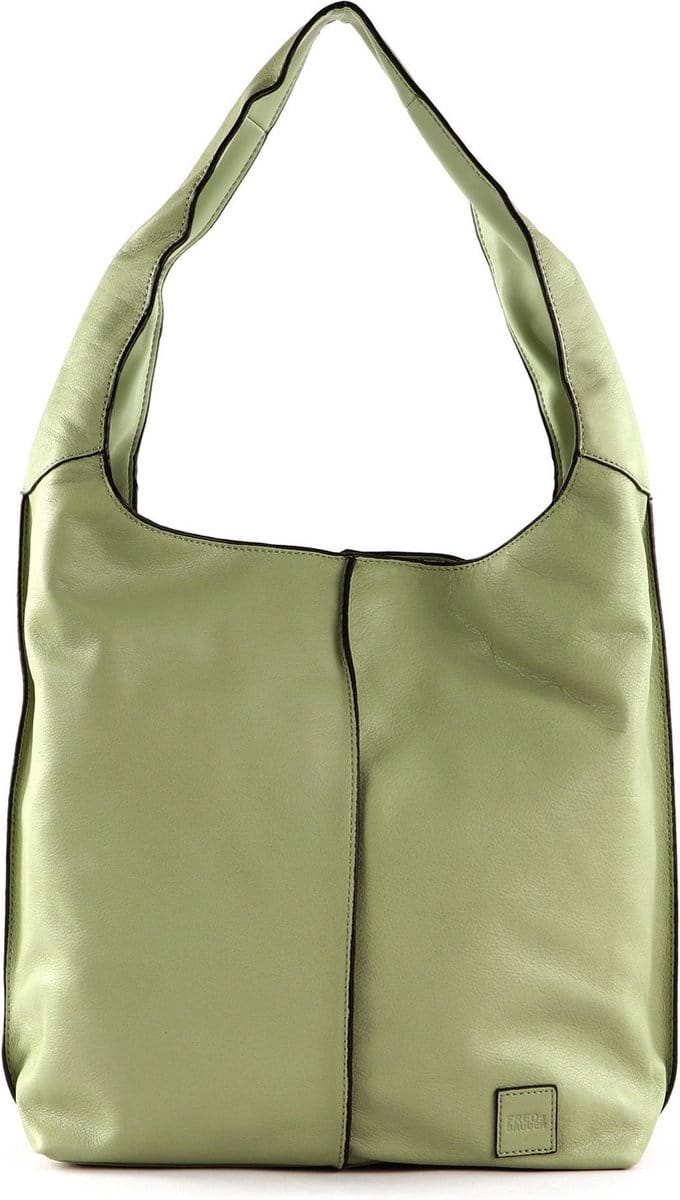 FREDsBRUDER Leren Schoudertas FB 100 III Shoulderbag Ice Green Lichtgroen