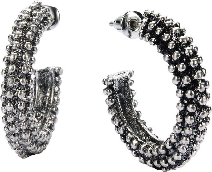 Behave - Oorstekers - Oorringen met structuur - edgy stijl - 2,8 cm