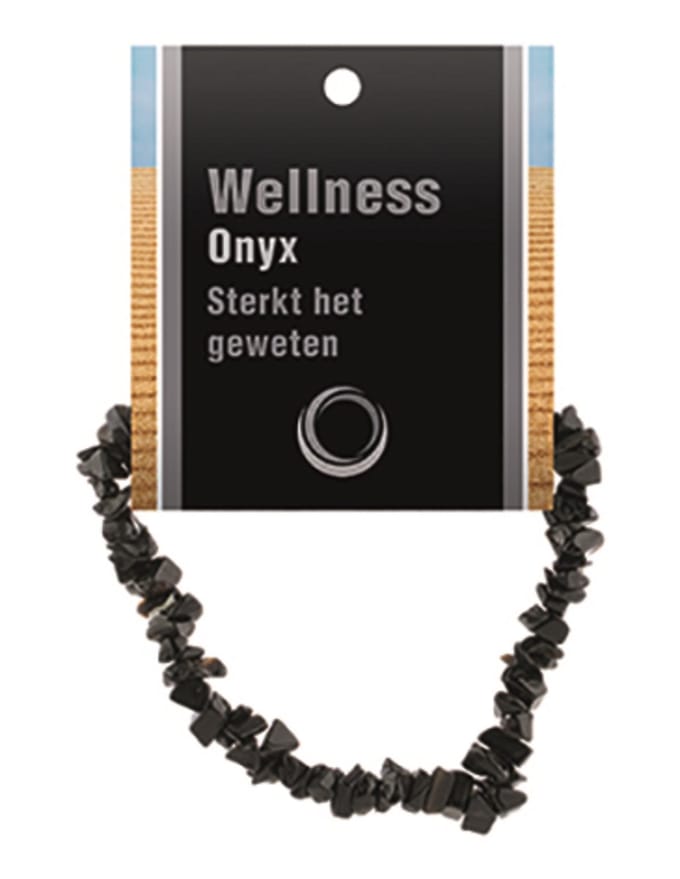 Onyx splitarmband + kaart