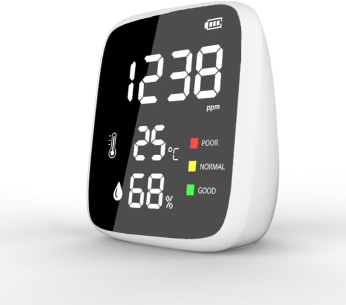 VH Supplies®CO2 meter - Luchtkwaliteitsmeter - CO2-monitor