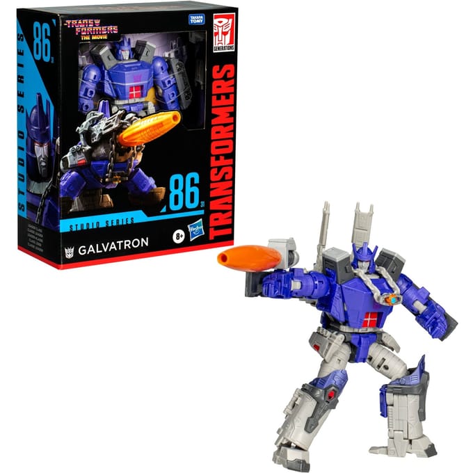 Transformers Studio Series Leader Class The Transformers: The Movie 86-31 Galvatron 8.5” Action Figure, 8+
