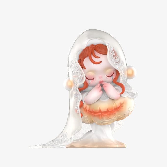 POP MART SKULLPANDA Covenant of the White Moon Figuur white