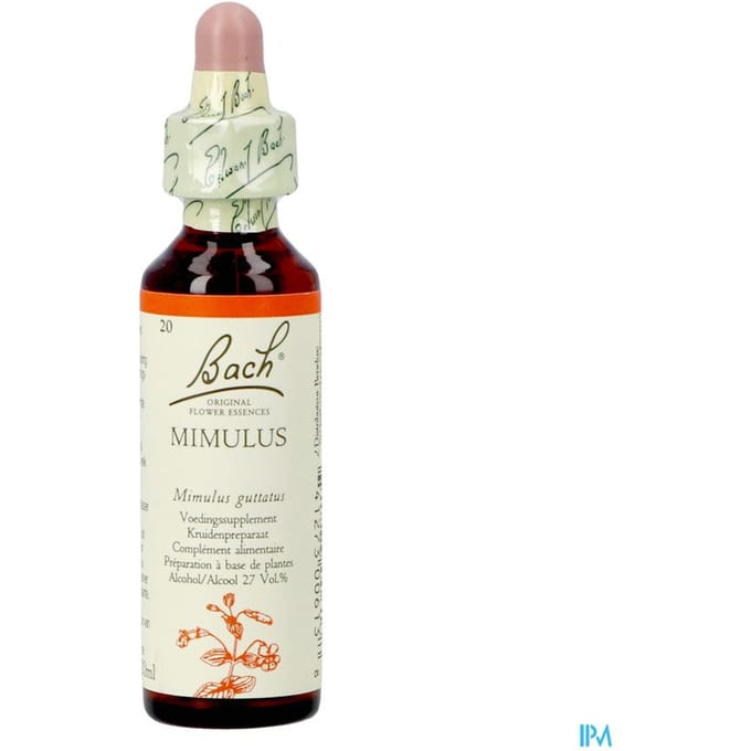 Bach Flower Remedie 20 Mimulus 20ml