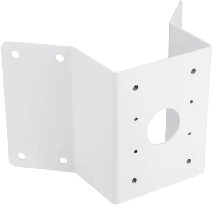 Montagebeugel - Hoekbeugel Sokkel - Camera Beveiligen - Aluminium Constructie - 280 x 183 x 159 mm - Wit