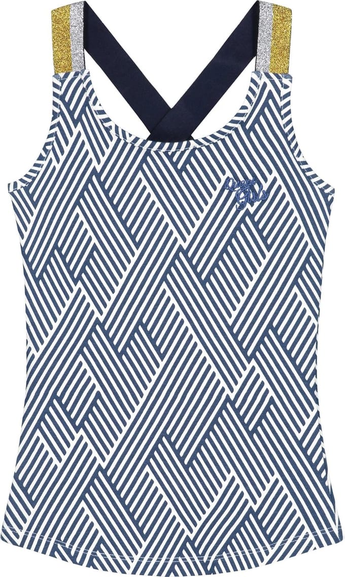 Quapi singlet Ameille maat 92 navy/wit