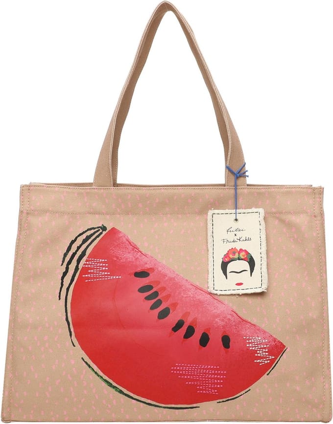 Fritzi aus Preußen Schoudertas Easy 01 Canvas Shopper Melon Mosterdgeel