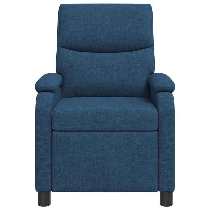 vidaXL - Recliner - Blauw - Stof