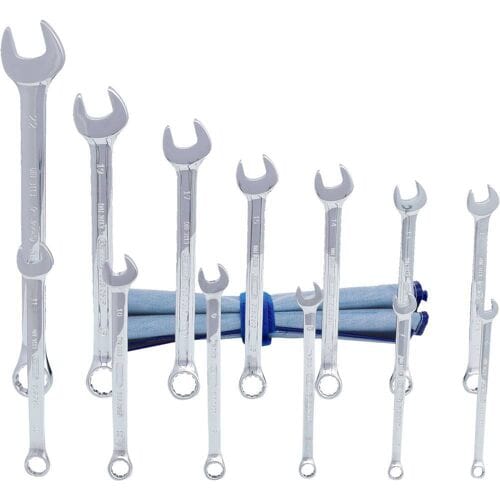 KS TOOLS CHROMEplus Ringsleutelset schuin 13-delig - 518.0643