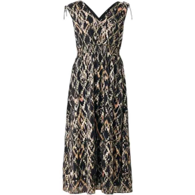 Maxi jurk van lurex jacquard voor vrouwen Mexx