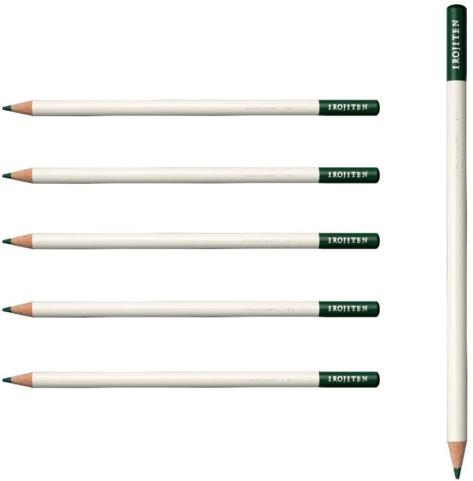 Tombow Irojiten - Kleurpotloden - D7 - Forest Green - Groen - 6 Stuks