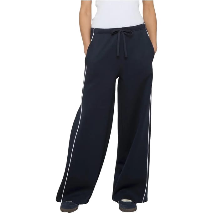 Urban Classics - Wide Leg Scuba Trainingsbroek - M - Donkerblauw