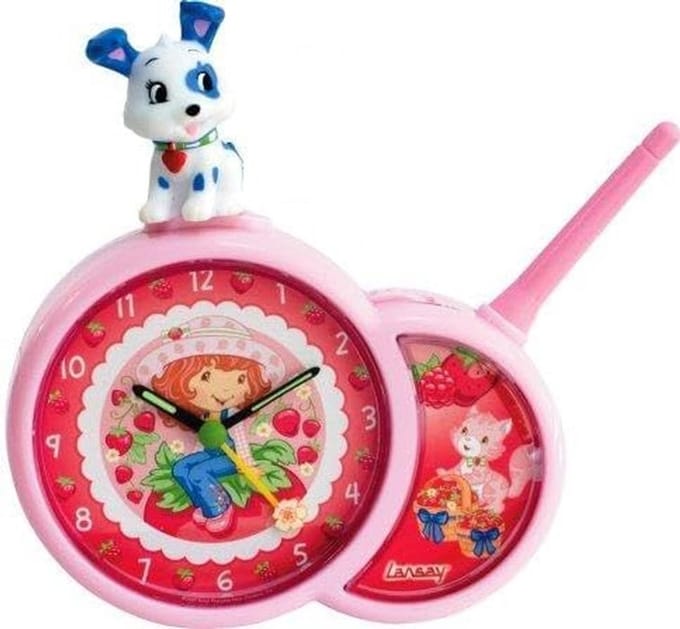 Kinderwekker met Radiofunctie Smiley/Aardbei Ontwerp