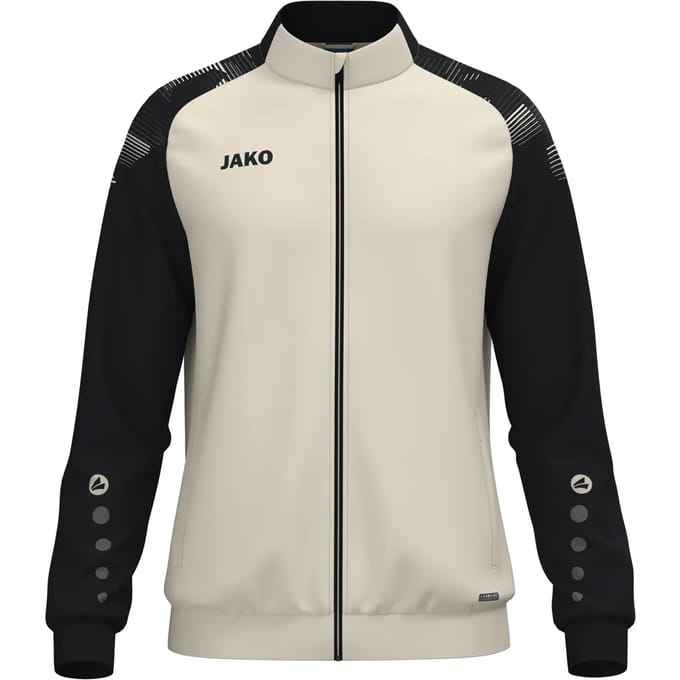 Jako Sonic Polyestervest Heren - Off White / Zwart | Maat: M