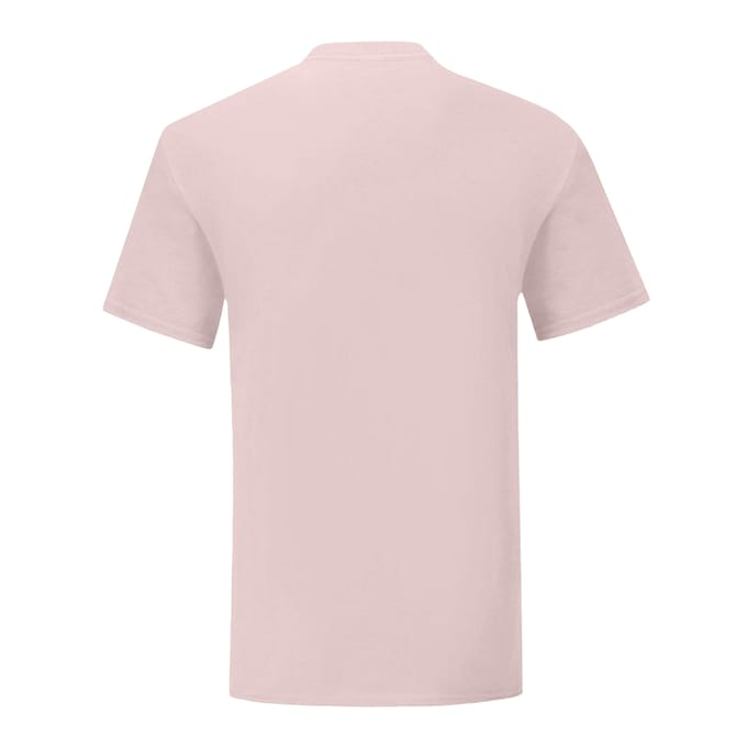 Fruit of the Loom Heren Iconisch 150 T-Shirt (Poederroos)