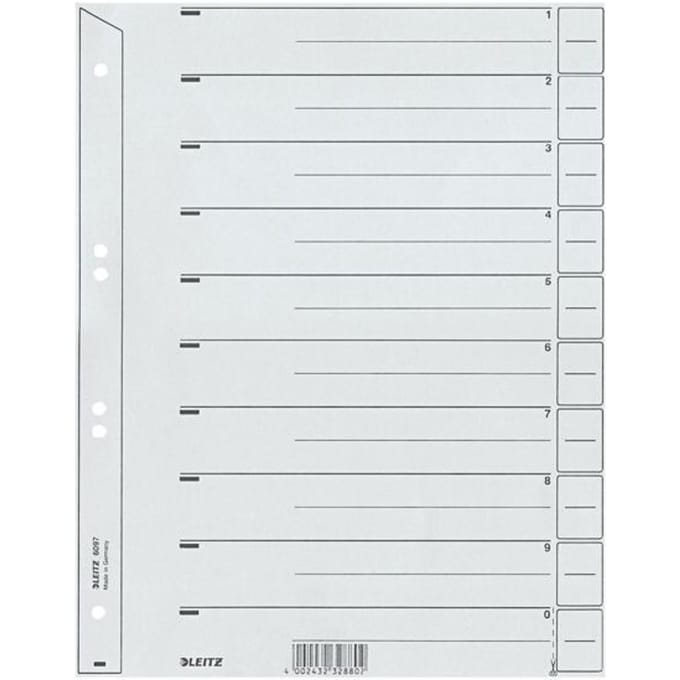 Scheidingsbladen »6097« 200 g/m² - stuks