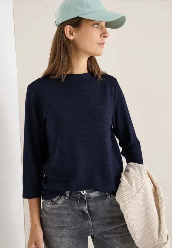 Shirt met structuur