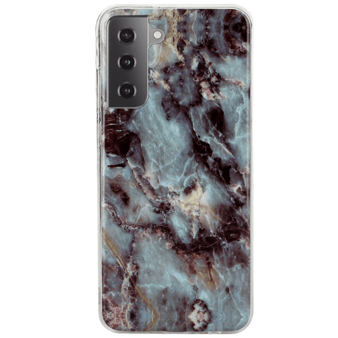 Mocaa Samsung Galaxy S21 Plus Marmer Hoesje Meerkleurig