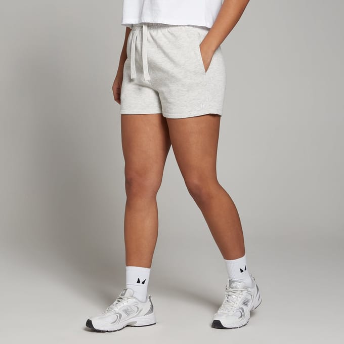 MP Basics short voor dames - Gemêleerd lichtgrijs - S