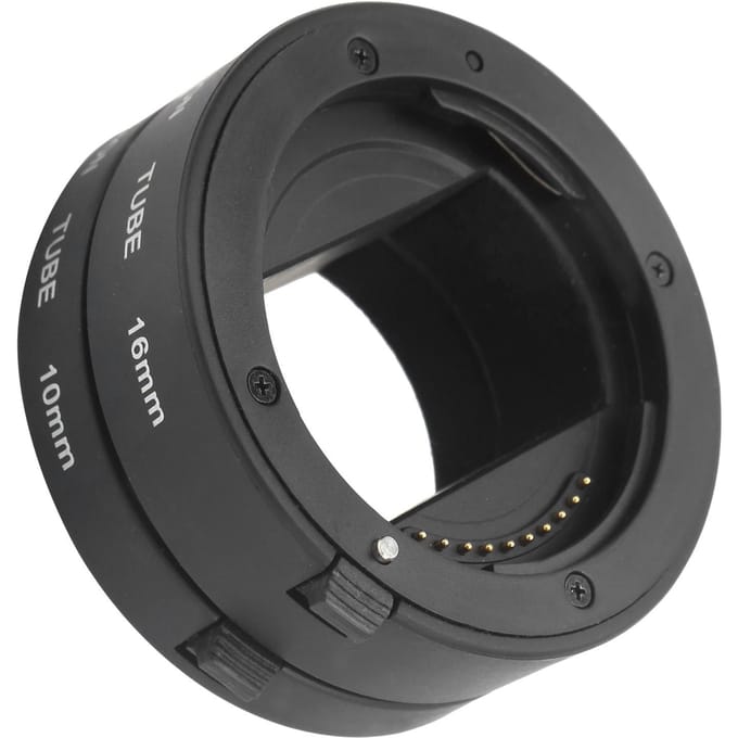 Tube d'extension de monture NEX 10mm 16mm pour Sony A3000 A6500 A6300 A6400 A6000 A5100 A5000 black