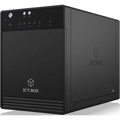 ICY BOX IB-3740-C31 4-Bay SATA JBOD Storage Array with USB 3.1 (Gen 2) Type-C