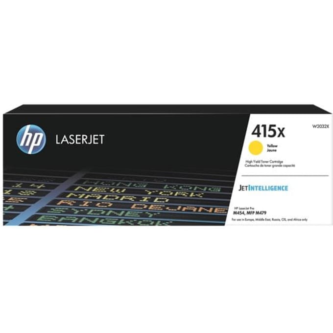 HP 415X - Originele Tonercartridge - Geel - Hoge Capaciteit