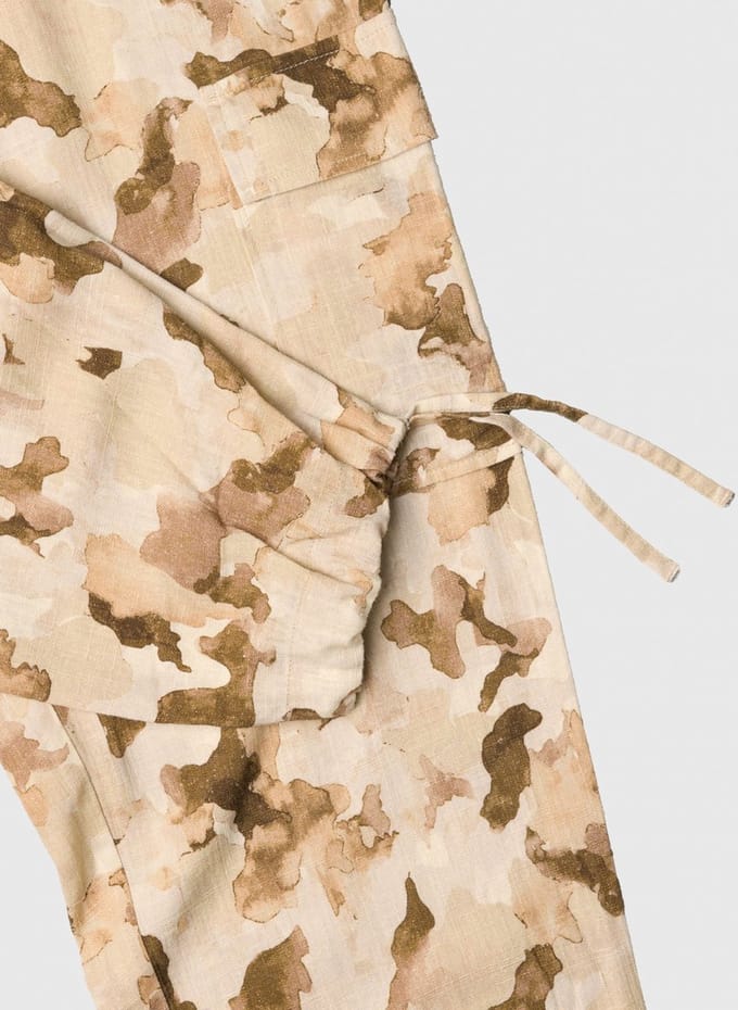 YESTA Haroun Bottoms - Sand/Multi-Colour - maat 2(50)